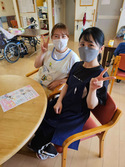 グループホーム プランタンⅡの写真5枚目:20代コンビ♪