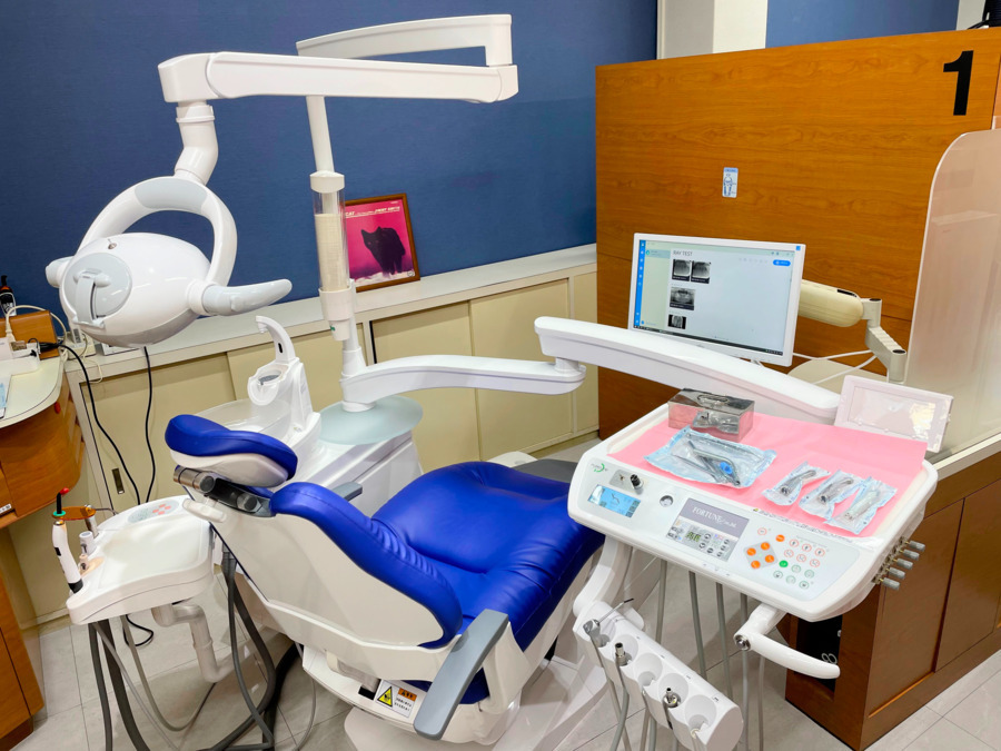 医療法人村上歯科医院（歯科衛生士の求人）の写真5枚目：キレイな院内。青を基調として落ち着いた雰囲気です。