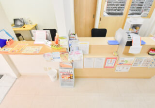 ヒノヒカリ調剤薬局（薬剤師の求人）の写真2枚目：ヒノヒカリ調剤薬局の受付