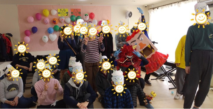 生活介護　松の庭の写真3枚目：今年の節分風景です！