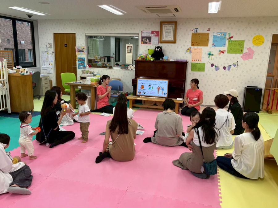 延藤歯科クリニック（歯科衛生士の求人）の写真4枚目：年4回、親子ハミガキ教室を開催しています☆大人気の教室です☆