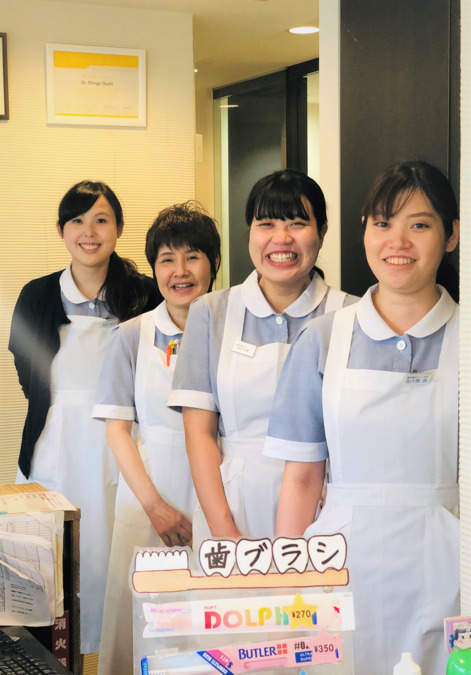 廣瀬歯科医院(歯科衛生士の求人)の写真:頼りになる仲間たちです!