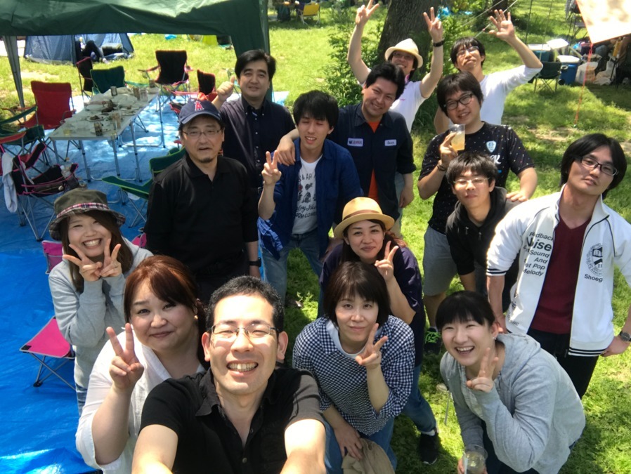 ミライズ 土呂（生活支援員の求人）の写真3枚目：スタッフ懇親会（BBQ）