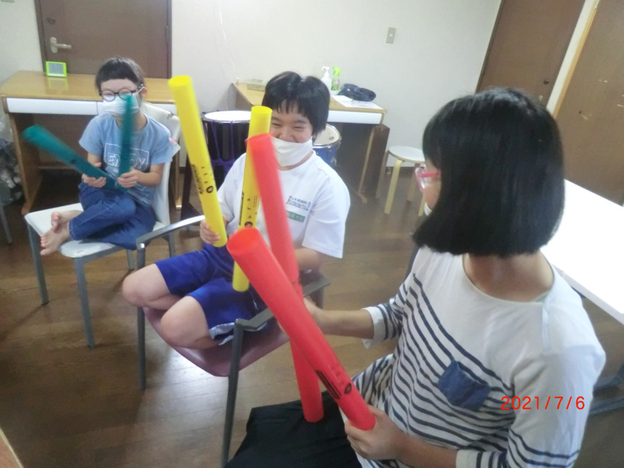 放課後等デイサービス　Gクレフの写真12枚目：みんな大好き！ドレミパイプ♬