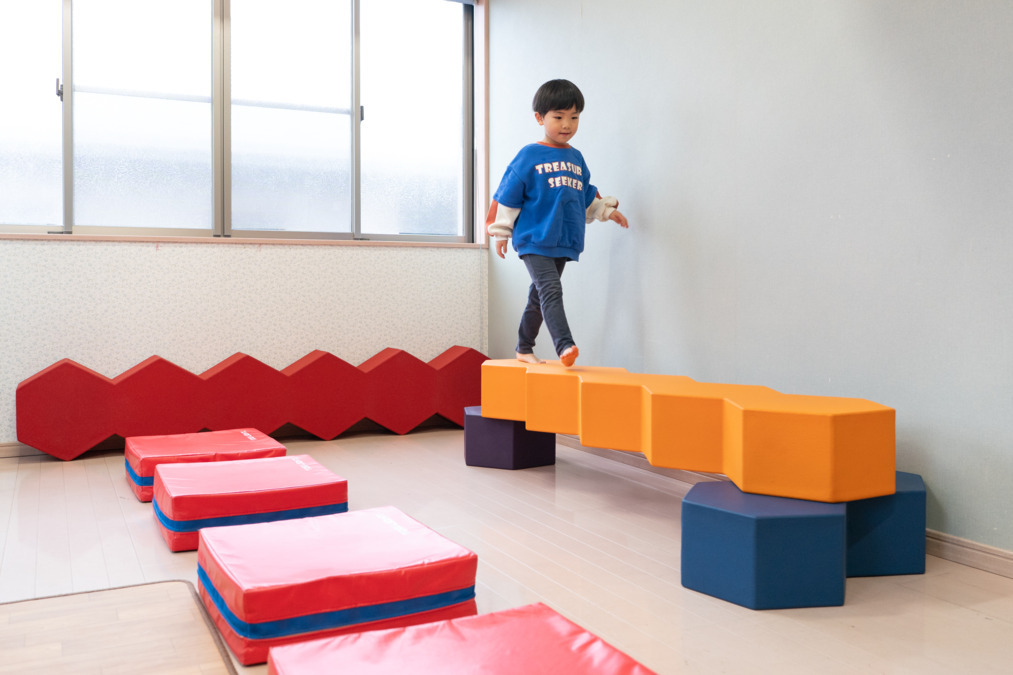 児童発達支援 みらいNO1の写真3枚目:運動療育向け大型遊具も完備