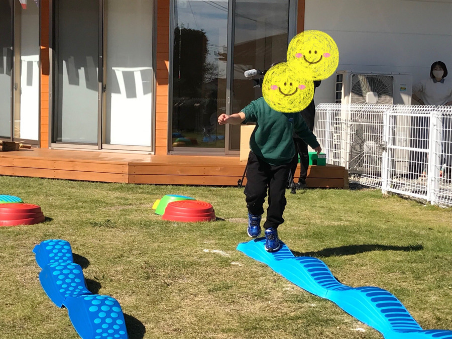 児童発達支援所 chouchou吉岡の写真3枚目：いろんな運動ができる広い庭