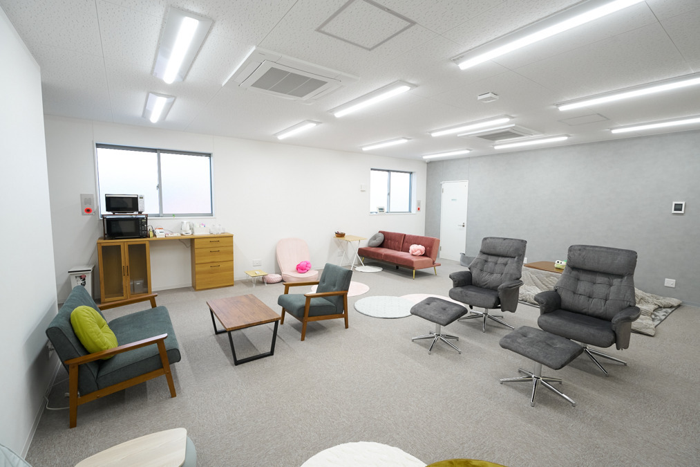 かえるこころの訪問看護ステーション(看護師/准看護師の求人)の写真5枚目:みんながコンディションよく訪問できるように休憩室を広々と整えました