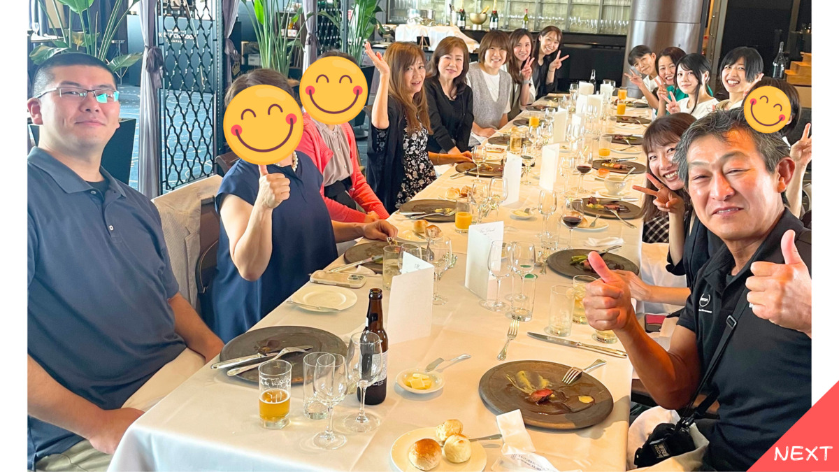おはよう歯科（歯科医師の求人）の写真5枚目：年１回、ランチ会があります。たまには忙しさを忘れて自分にご褒美を♪
