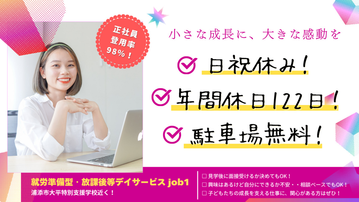 放課後等デイサービスぱれっと job1の写真