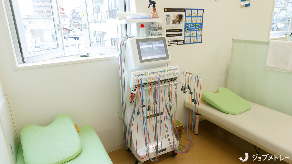 SOL整形外科鷺沼スポーツクリニック（医療事務/受付の求人）の写真8枚目：SSP 低音波治療器です