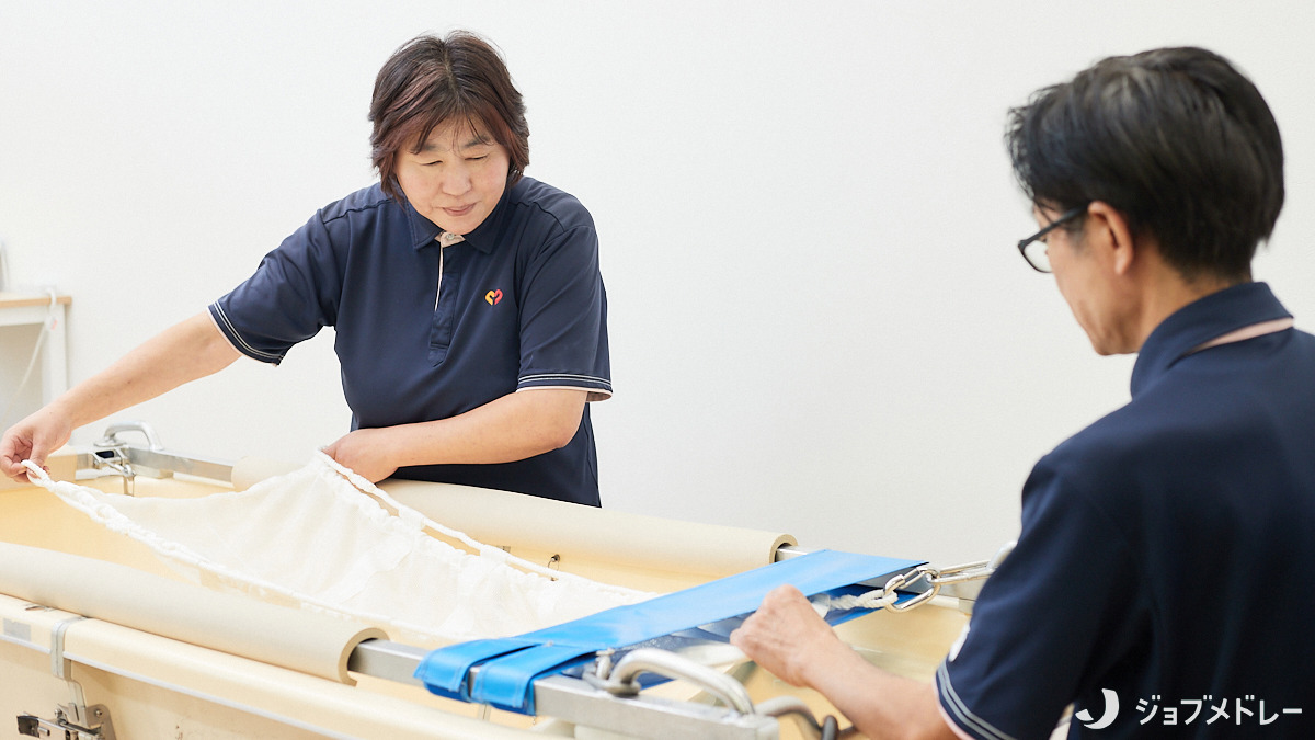 セントケア緑（介護職/ヘルパーの求人）の写真8枚目：事前にしっかりと整備を行います