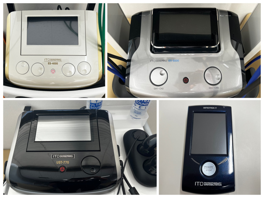 瑞若接骨院コンディショニングラボの写真5枚目：各種治療機器導入済み。