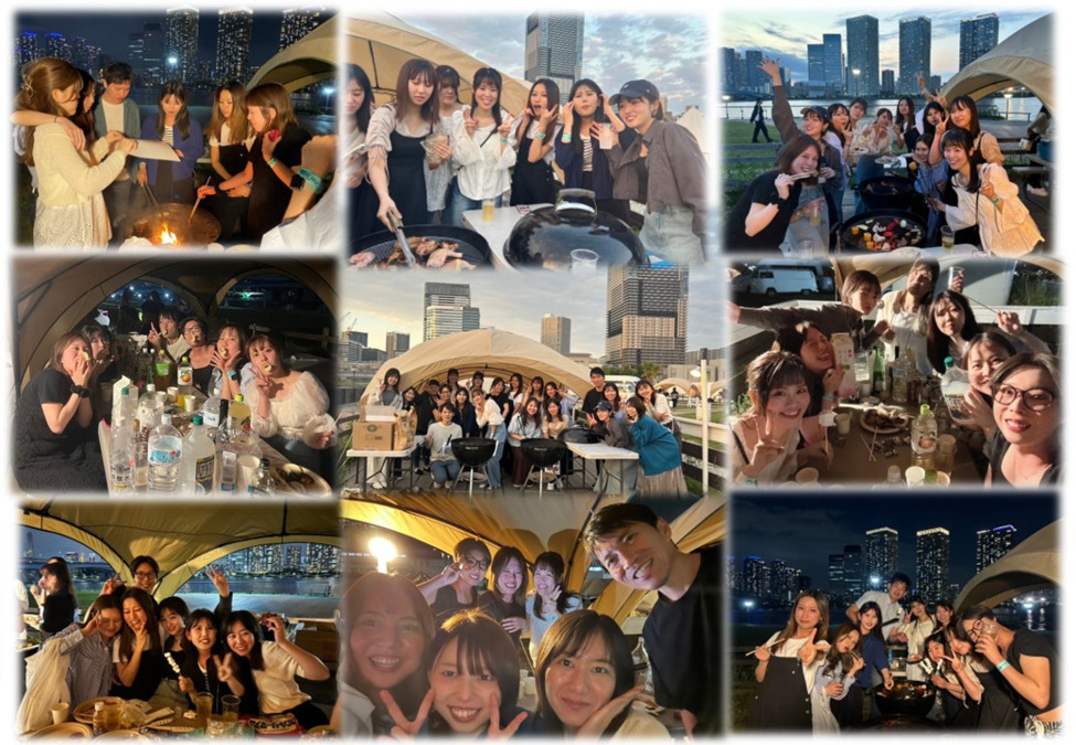 医療法人叔美会　井上歯科CLINIC&WORKS TOKYO（歯科衛生士の求人）の写真6枚目：新人スタッフ歓迎会の様子です。
人間関係良好♪