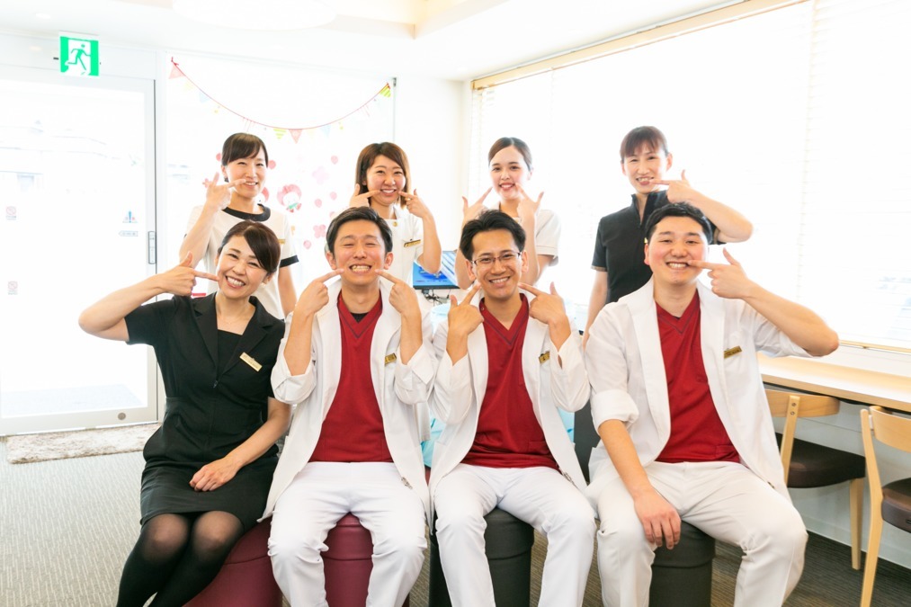 ママとこどものはいしゃさん三木院(医療事務/受付の求人)の写真:明るく笑顔でお迎えします(^^)
