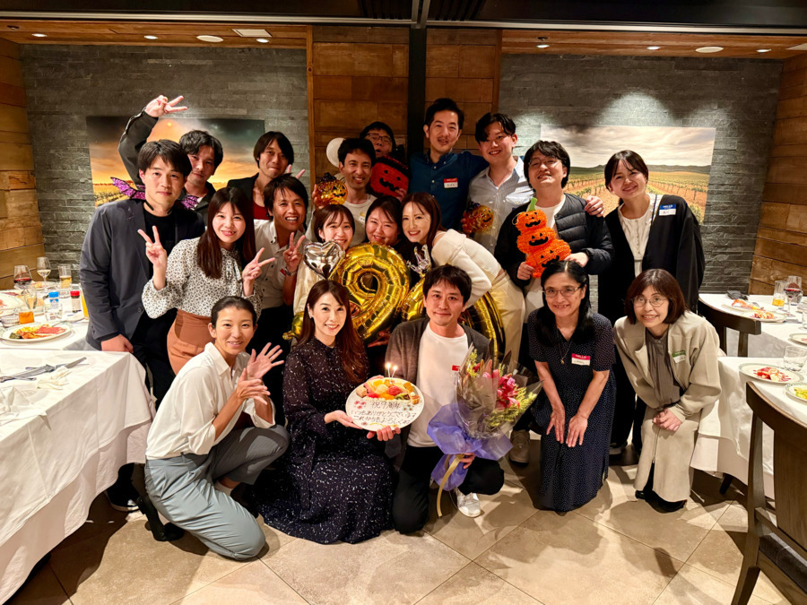 医療法人社団おおいまち消化器外科クリニック(看護師/准看護師の求人)の写真7枚目:楽しかった9周年パーティです♪