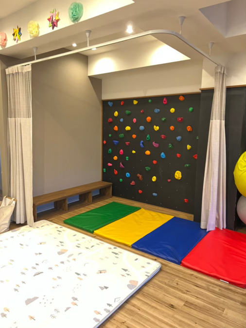 放課後等デイサービス ぴーす(児童発達支援管理責任者の求人)の写真3枚目:室内ボルダリング