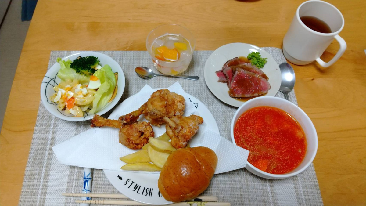 障がい者グループホーム わおん町田ひろば2（サービス管理責任者の求人）の写真3枚目：誕生日のリクエストメニュー
