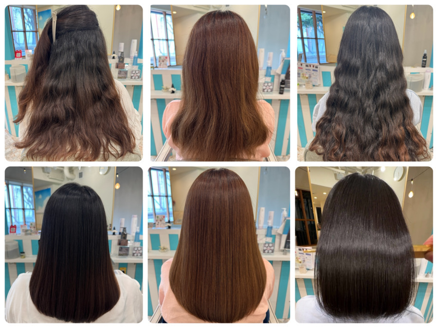 SORA hair play Area（美容師の求人）の写真4枚目：縮毛矯正施術例１