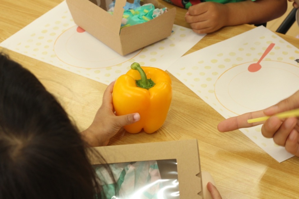 こどものまち保育室ながくての写真4枚目：食育の様子です