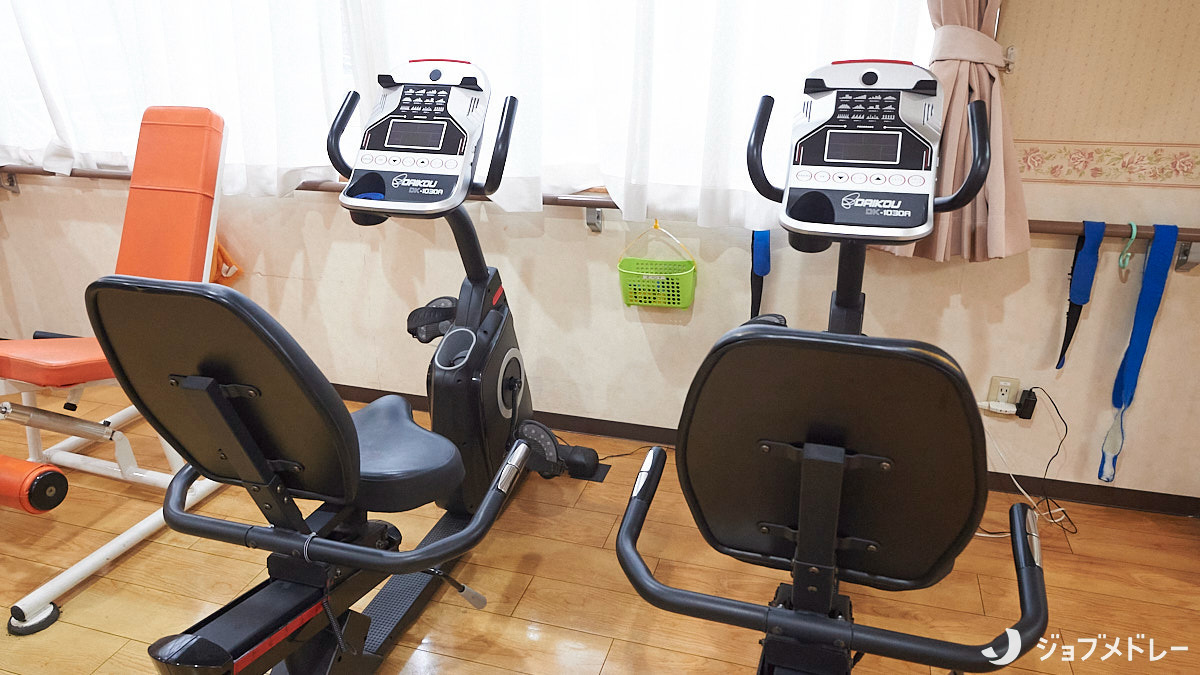 デイサービスセンター サンケア鵜の木(介護タクシー/ドライバーの求人)の写真14枚目:リハビリ機器です