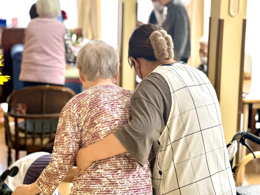 グループホームおらんち（介護職/ヘルパーの求人）の写真2枚目：スタッフは利用者様の良きサポーターです