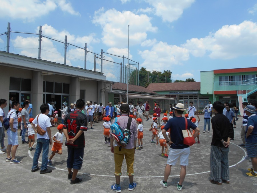 若宮幼稚園の写真5枚目:父親参観,おとうさん、ありがとうございます。