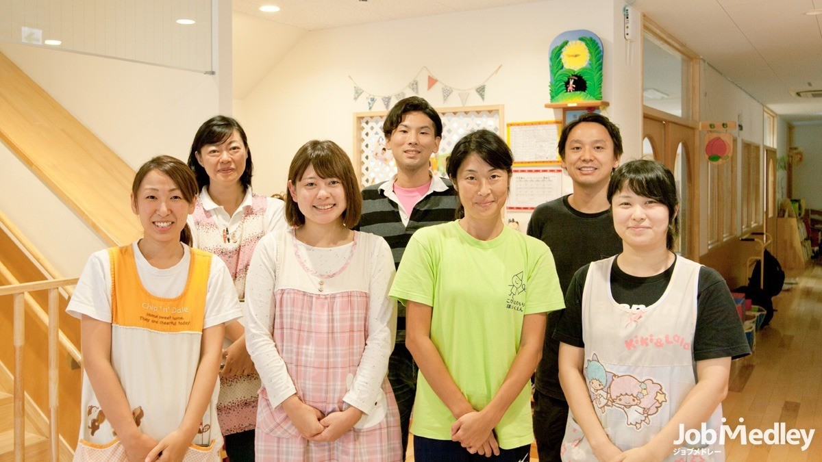 こびとのもり保育園(調理師/調理スタッフの求人)の写真8枚目:一緒に楽しく働きましょう。
お待ちしています。