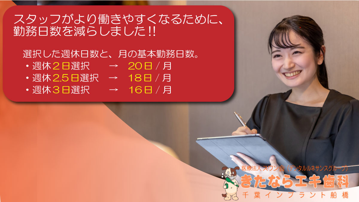 きたならエキ歯科(医療事務/受付の求人)の写真3枚目: