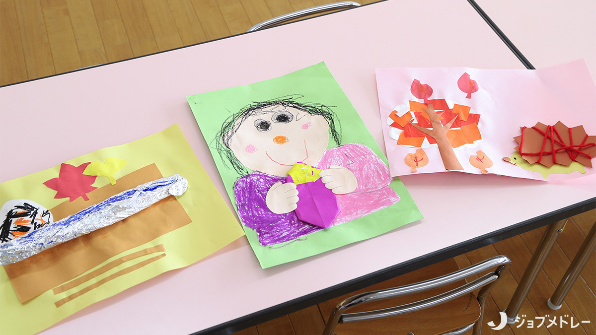 のもと保育園(保育士の求人)の写真10枚目:表現力や想像力を育てています