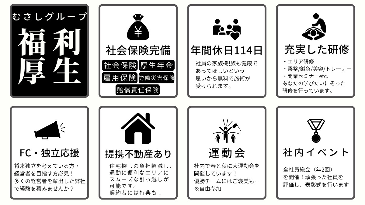 むさし鍼灸整骨院福重院（柔道整復師の求人）の写真2枚目：