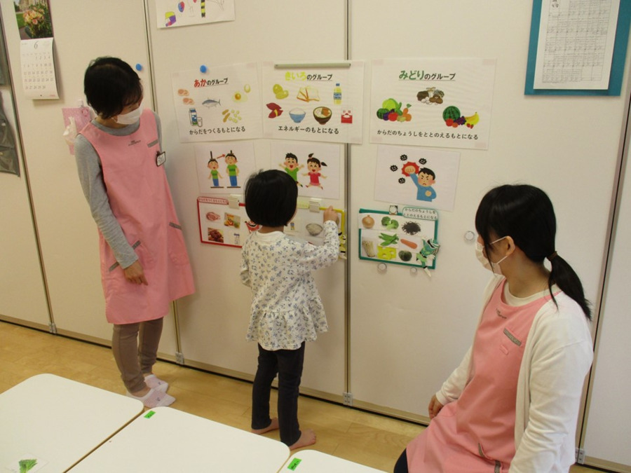 東北大学青葉山みどり保育園（管理栄養士/栄養士の求人）の写真2枚目：食育活動も行っています！！