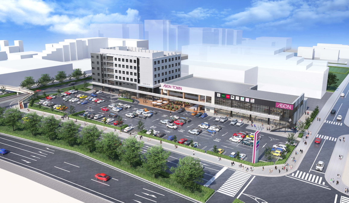 まくはりコーラス内科（看護師/准看護師の求人）の写真2枚目：イオンタウン幕張西にあり、車通勤も可能です。