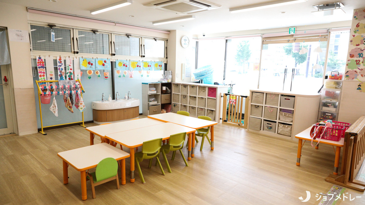 NPO法人みらいキッズ　きらら保育園空港通り園（保育士の求人）の写真4枚目：定員19名の家庭的な雰囲気の保育園です