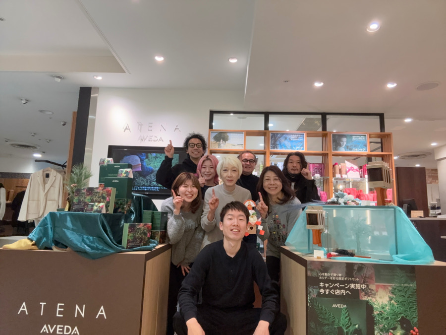 ATENA AVEDA　広島三越の写真
