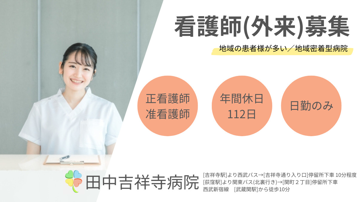 田中吉祥寺病院の写真