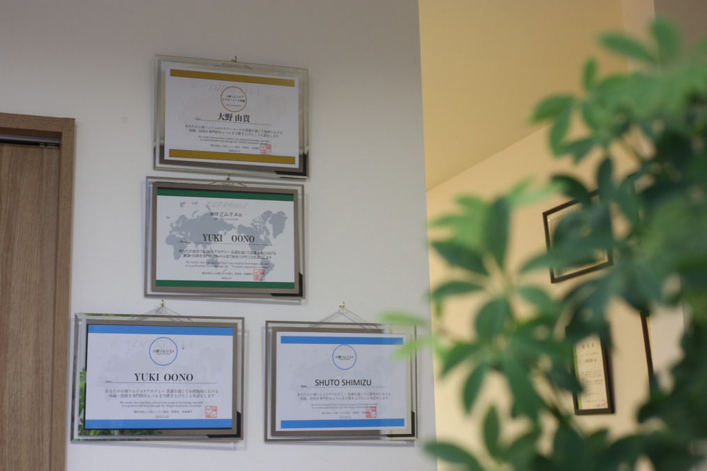 おおの鍼灸接骨院(柔道整復師の求人)の写真11枚目:保有資格