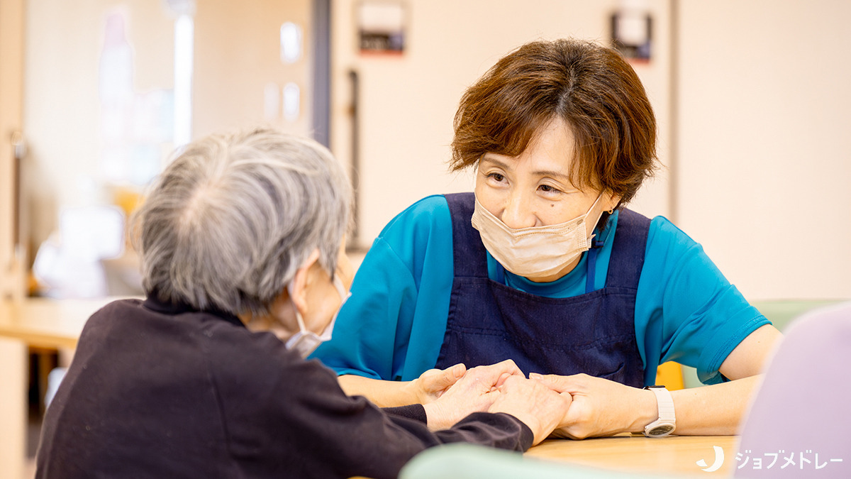 介護老人保健施設ウイステリア（看護師/准看護師の求人）の写真4枚目：明るい笑顔で真心を込めた支援を行っています