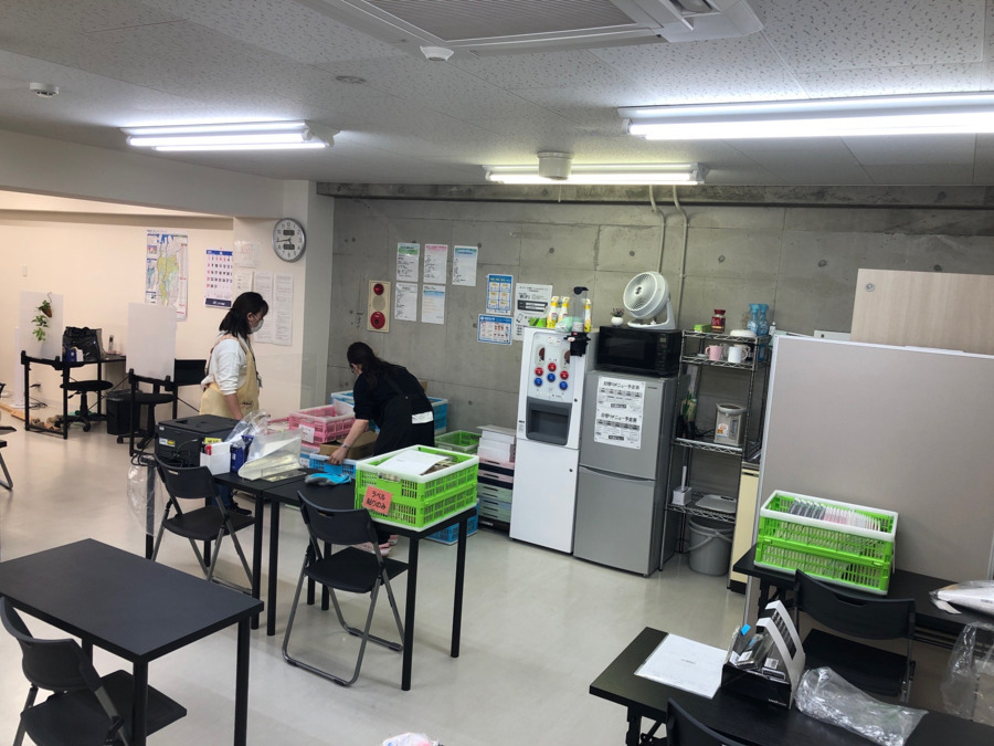 就労継続支援B型事業所　ほっこりーな板付（生活支援員の求人）の写真4枚目：明日の下準備中♪