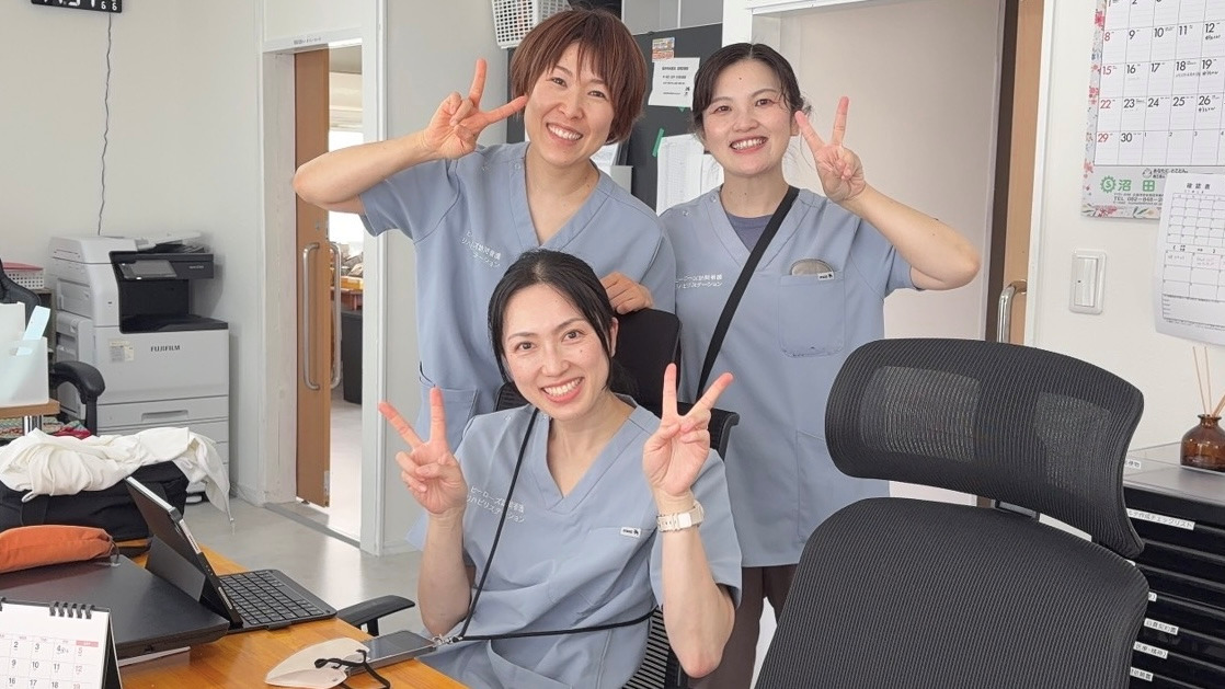 ヒーローズ訪問看護リハビリステーション（看護師/准看護師の求人）の写真3枚目：スタッフみんな明るく、楽しく仕事ができ、優しく教えてくれます！！