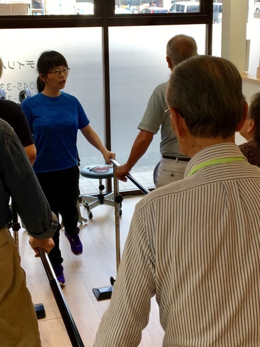 さくらデイリハセンター(理学療法士の求人)の写真4枚目:機能訓練の様子です!