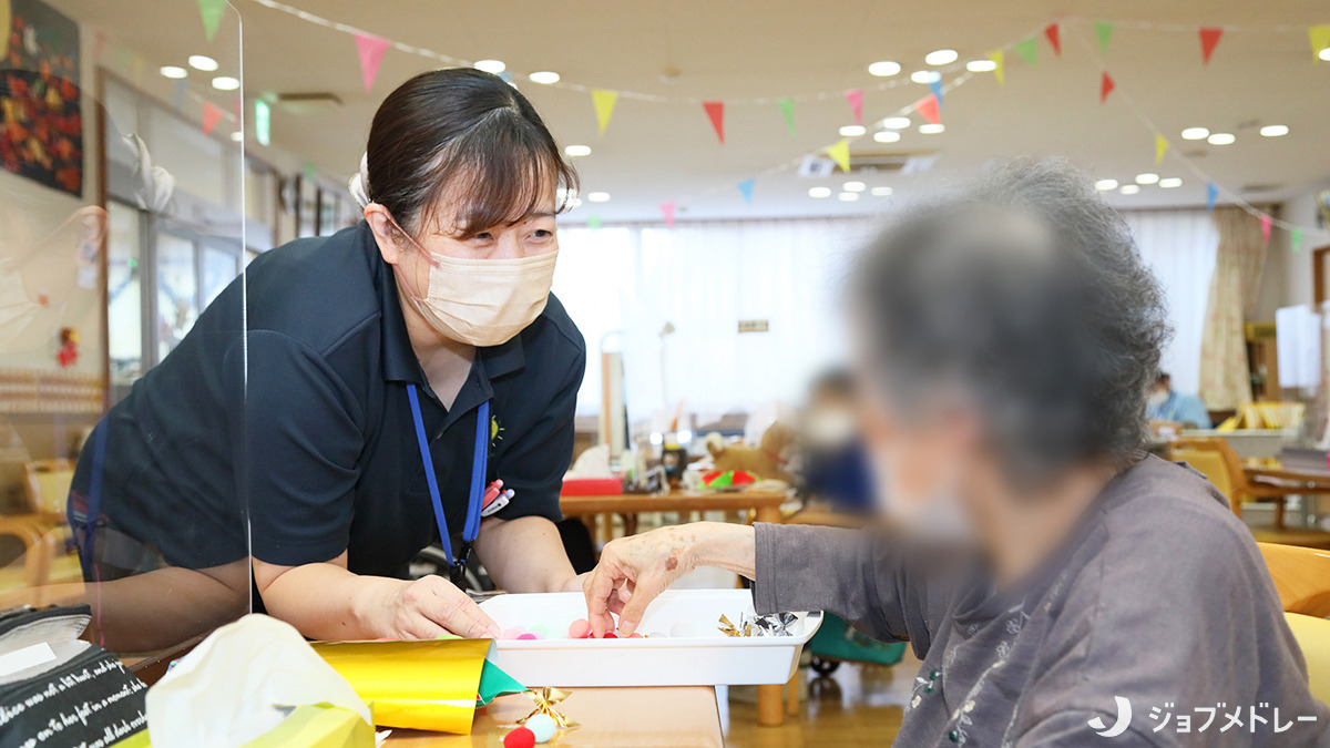 通所介護施設　ほのぼの園 デイサービスセンター（介護職/ヘルパーの求人）の写真6枚目：“ほのぼの”とした心のケアに努めています