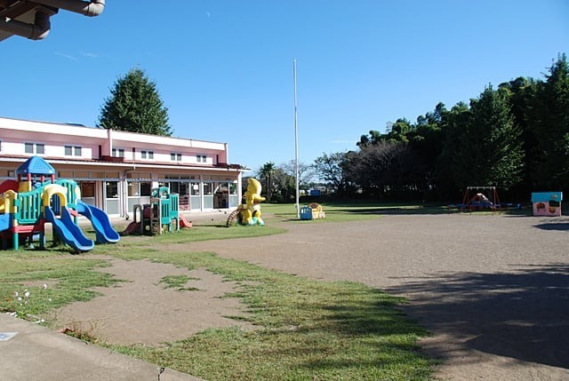 境杉の子幼稚園(幼稚園教諭の求人)の写真:園庭