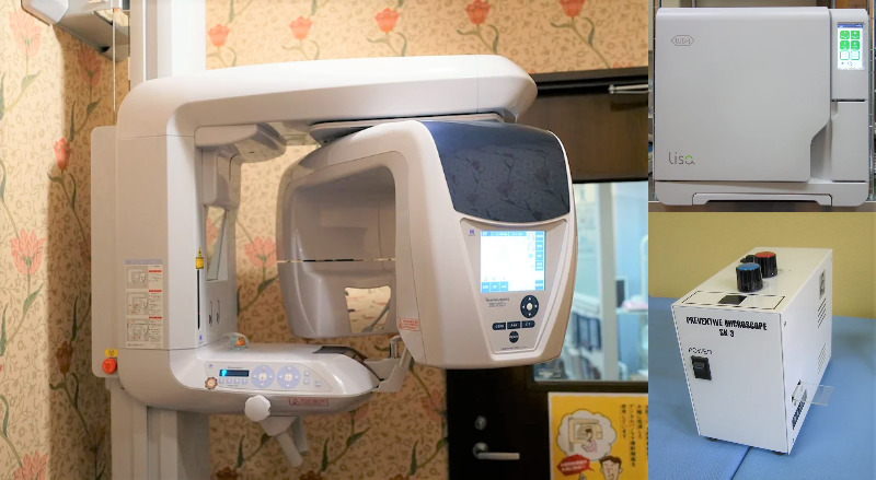 デンタルオフィスみなと（歯科医師の求人）の写真27枚目：3DCT導入。最新機材を導入しております◎滅菌消毒・ゾーニングを徹底しています。