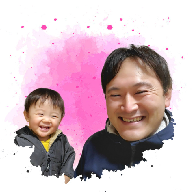 訪問看護リハビリ　ありがとうの写真2枚目：代表取締役の増田とジュニアです(笑)