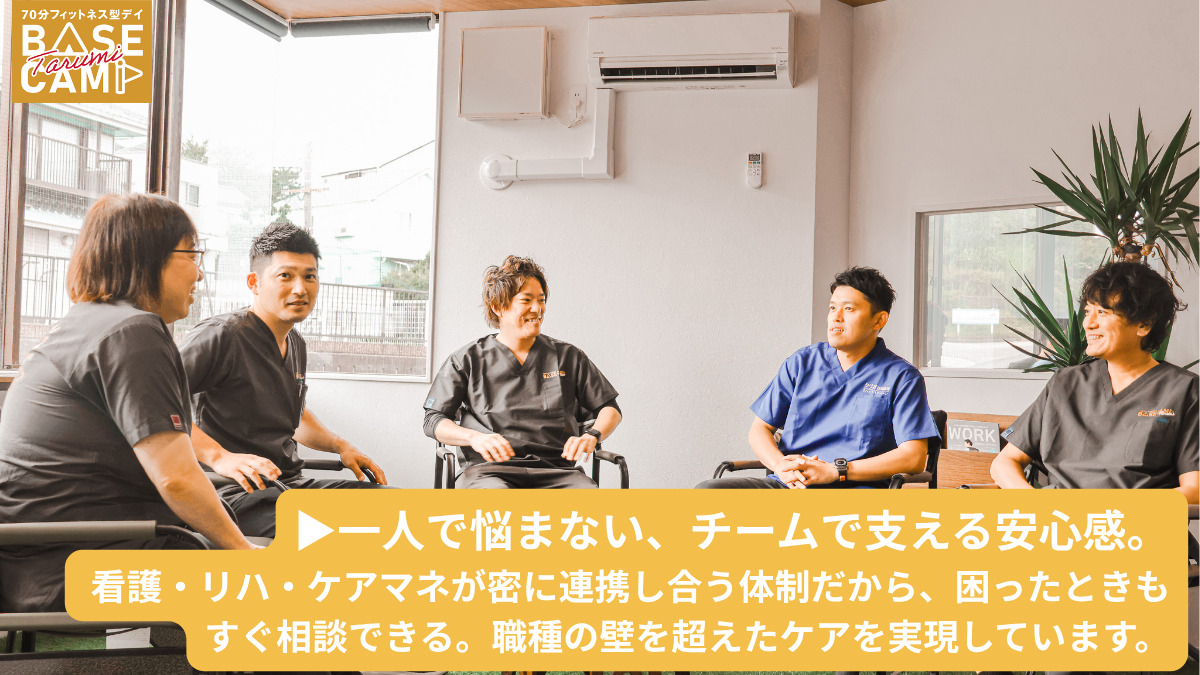 フィットネス型デイサービスＴａｒｕｍｉＢＡＳＥＣＡＭＰ【2025年05月オープン】（作業療法士の求人）の写真4枚目：