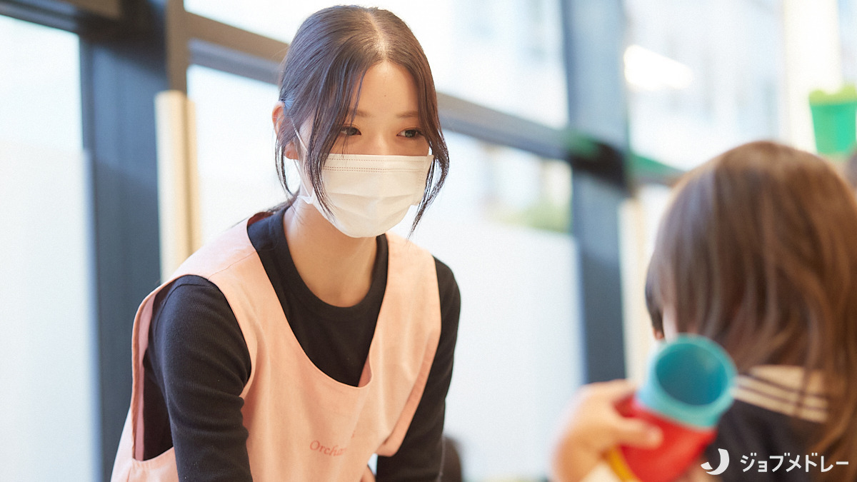 オーチャード・キッズ稲毛海岸園（管理栄養士/栄養士の求人）の写真2枚目：ひとりひとりの気持ちや発育に丁寧に寄り添っています