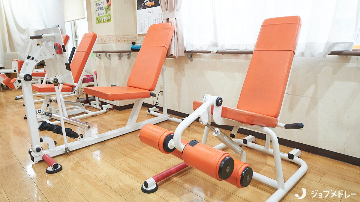 デイサービスセンター サンケア鵜の木(介護タクシー/ドライバーの求人)の写真13枚目:リハビリ機器です