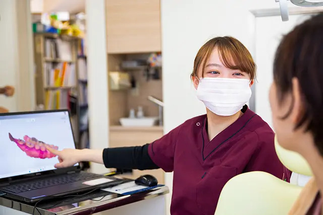 医療法人心美会 かわたに歯科医院（歯科衛生士の求人）の写真6枚目：信頼してもらえる衛生士として頑張っています