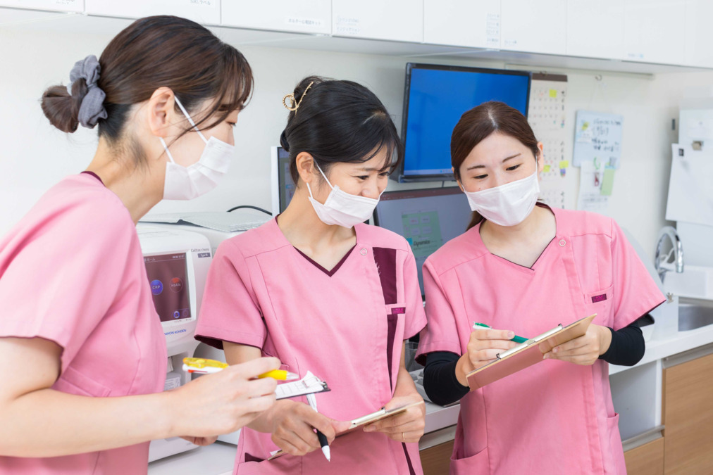 医療法人社団　緑晴会　あまが台ファミリークリニック（臨床検査技師の求人）の写真6枚目：チームワークを大切にしています。