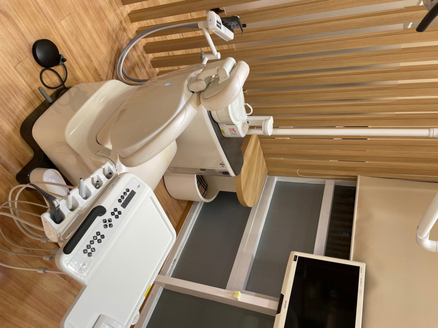 にしかわ.歯科医院 みなみせんり本院（歯科助手の求人）の写真6枚目：予防エリア　GC社製「和」で快適パウダーメンテナンス◎
デンタルクリン®️導入